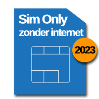 Sim Only zonder internet - Vind goedkoopste sim only abonnement